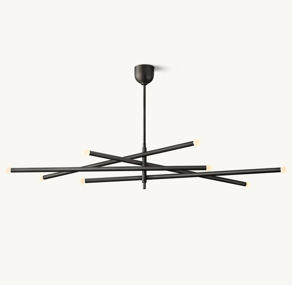 ROUSSEAU 8-LIGHT MOBILE ORB CHANDELIER - King Lamps