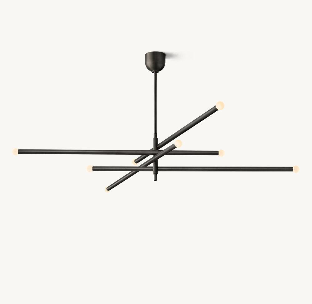 ROUSSEAU 8-LIGHT MOBILE ORB CHANDELIER - King Lamps