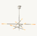 ROUSSEAU 10-LIGHT MOBILE ETCHED ROD CHANDELIER - King Lamps