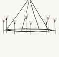 TROLCH DE VERRE ROUND CHANDELIER 58