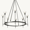 TROLCH DE VERRE ROUND CHANDELIER 46