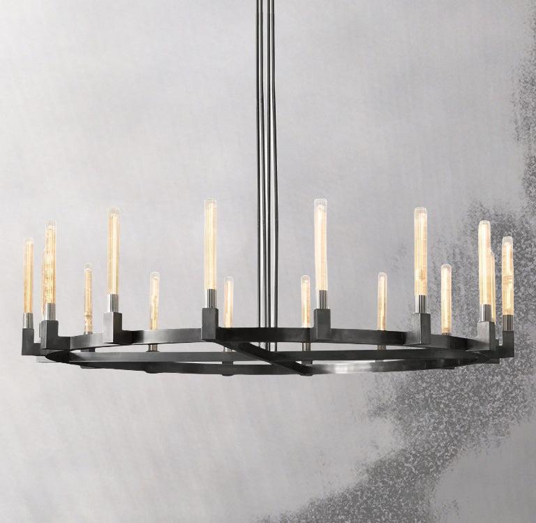 Cannele de Round Chandelier 60" - King Lamps