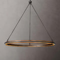 Peralta Black Round Chandelier 36