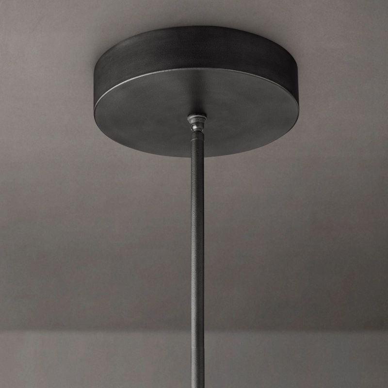 Peralta Black Round Chandelier 36"/48"/60" - King Lamps