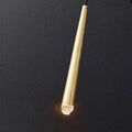 Aquitain Tapered Tubular Solid Brass Wall Sconce 22