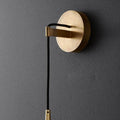 Aquitain Tapered Tubular Solid Brass Wall Sconce 38