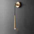 Aquitain Tapered Tubular Solid Brass Wall Sconce 22