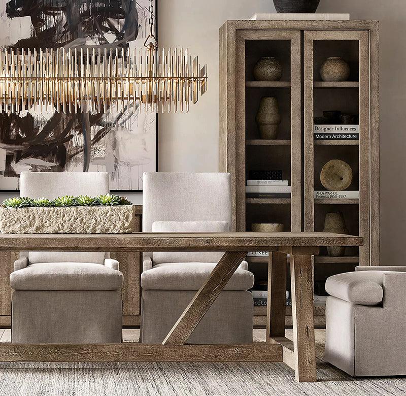 Emily Rectangular Chandelier 54" - King Lamps