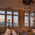 Rain Modern Luxury Round Chandelier 60