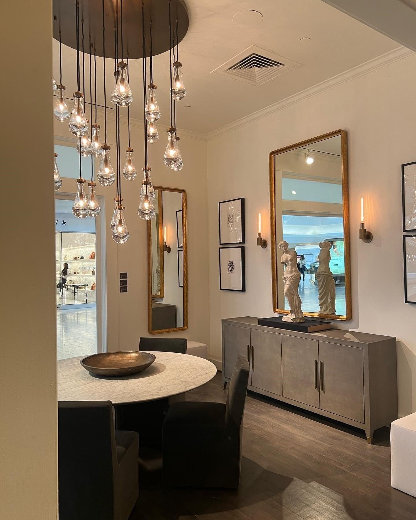 Rain Round Chandelier 47" - King Lamps