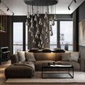 Rain Modern Luxury Round Chandelier 60
