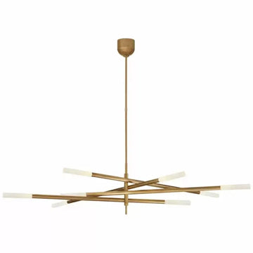 Rousseau 8-Light Linear Chandelier - King Lamps