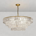 Art Glass Ghiaccio Round Chandelier 36