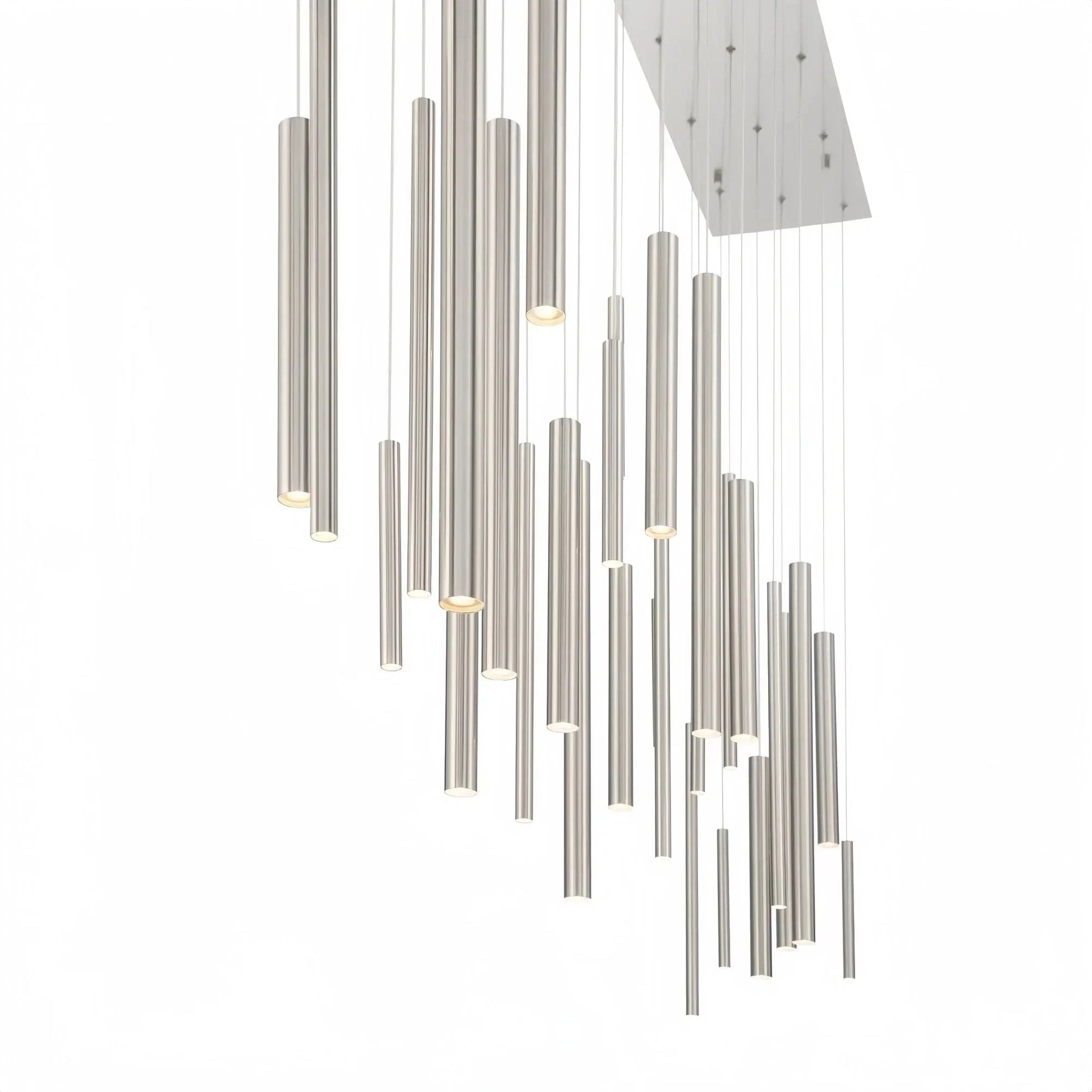Santana Modern Linear Multi Light Pendant for Kitchen Island - 42"L x 10"W x 1.25"HAntique BrassKing Lamps