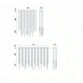 Santana Modern Linear Multi Light Pendant for Kitchen Island - 42