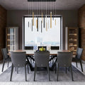 Santana Modern Linear Multi Light Pendant for Kitchen Island - 70.75