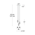 Hibiscas LED Multi Light Pendant Light - King Lamps