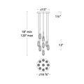 Hibiscas LED Multi Light Pendant Light - King Lamps