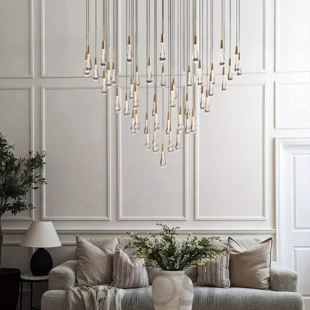 Soltaire Crystal Round Chandelier 17" 24" 36" 40'' 48'' 58"D - King Lamps