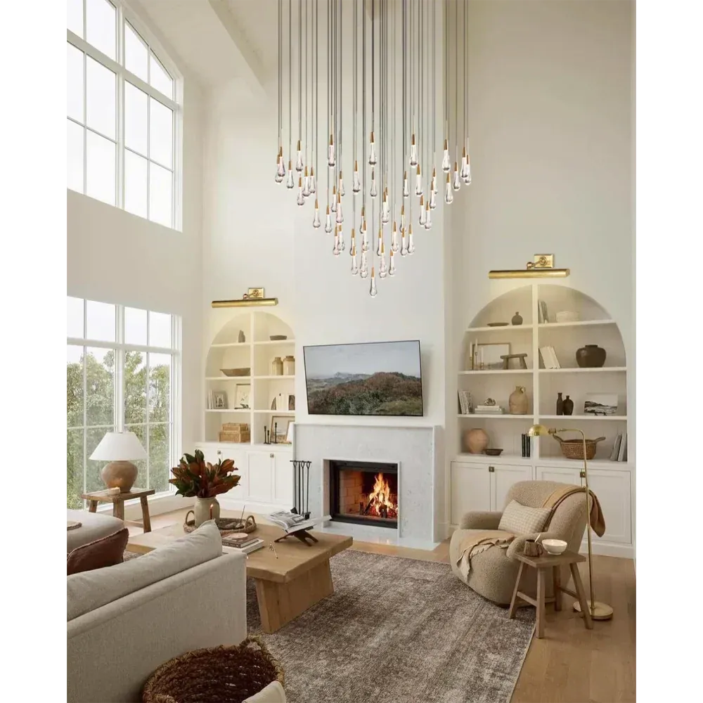 Soltaire Crystal Round Chandelier 17" 24" 36" 40'' 48'' 58"D - King Lamps