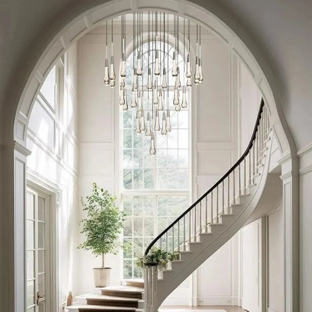 Soltaire Crystal Round Chandelier 17" 24" 36" 40'' 48'' 58"D - King Lamps