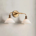 Theron Double Sconce Milk