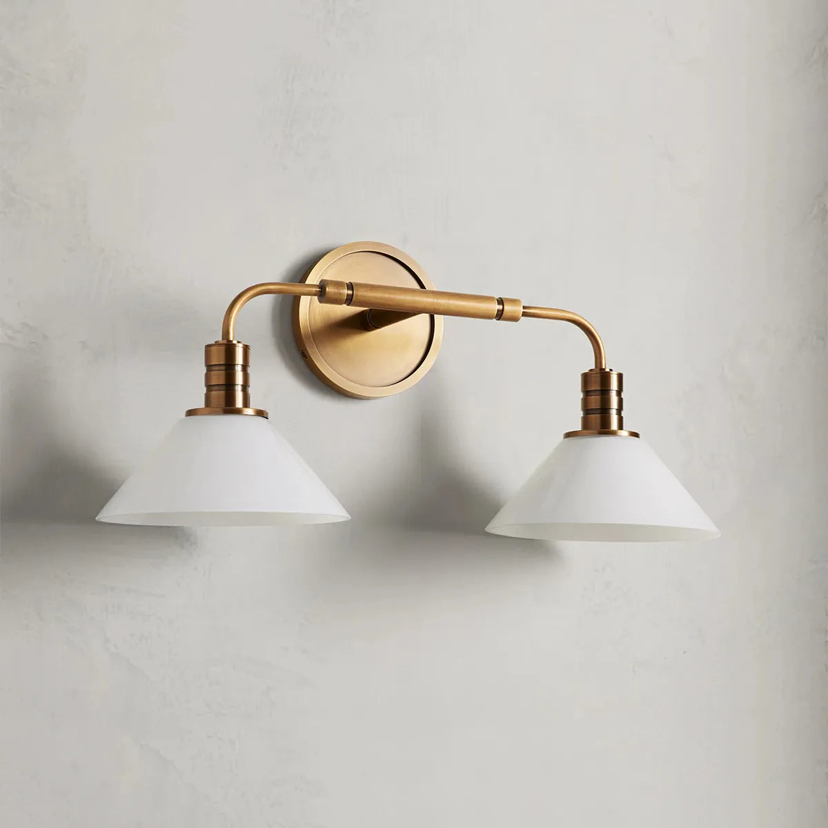 Theron Double Sconce Milk