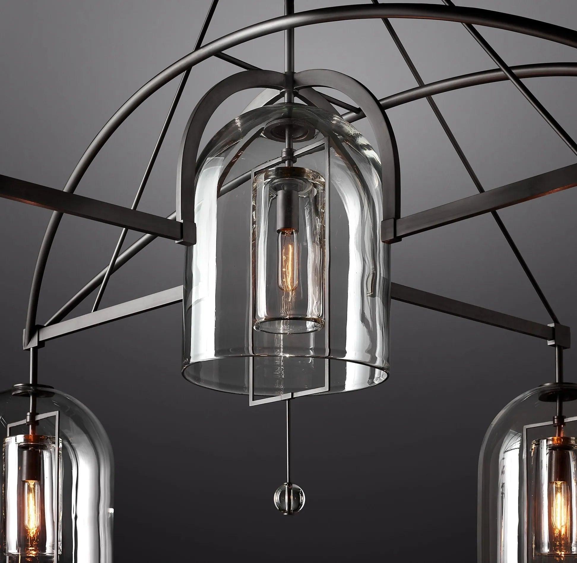 Fulcrum Round Chandelier 73" 5-Lights - King Lamps