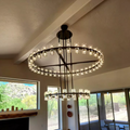 Arcachon Round 2-Tier Chandelier 60