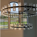 Arcachon Round 2-Tier Chandelier 60