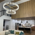 Arcachon Round 2-Tier Chandelier 60
